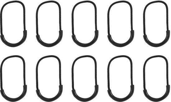 Ritssluiting Antiscivolo per Sacchi a Spalla - Antiscivolo per Sacchi a Spalla - Sostituzione Cinturino Antiscivolo - 10 Pezzi - Cordino in Nylon - Per Borse a Spalla e Borse - Cinturino Antiscivolo con Ritshanger