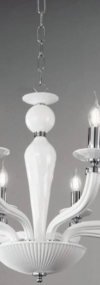LUME GRANDE VILLA 1 LUCE BIANCO E CROMO ATTACCO  E27