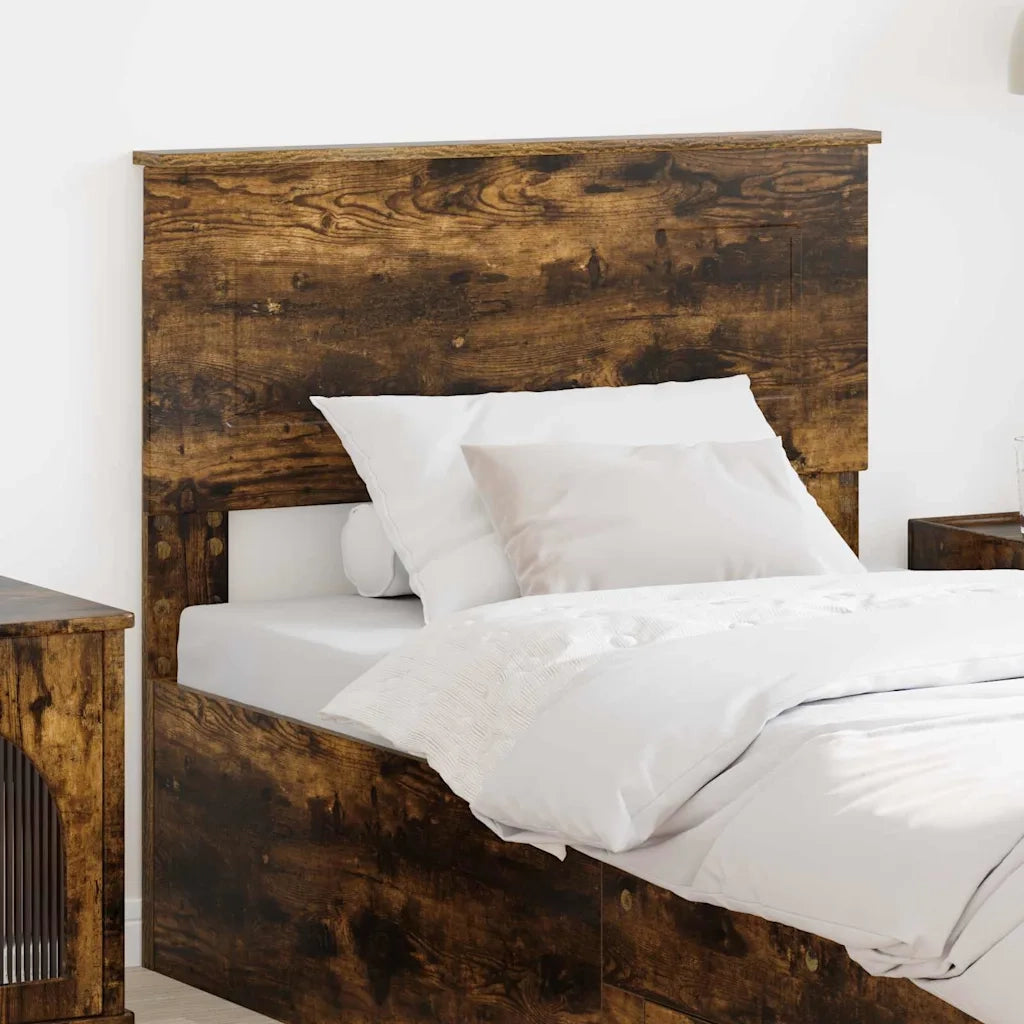 Testiera-Testata-Testiera Decorativa Rovere fum¨¦ 100 cm Legno multistrato 689407
