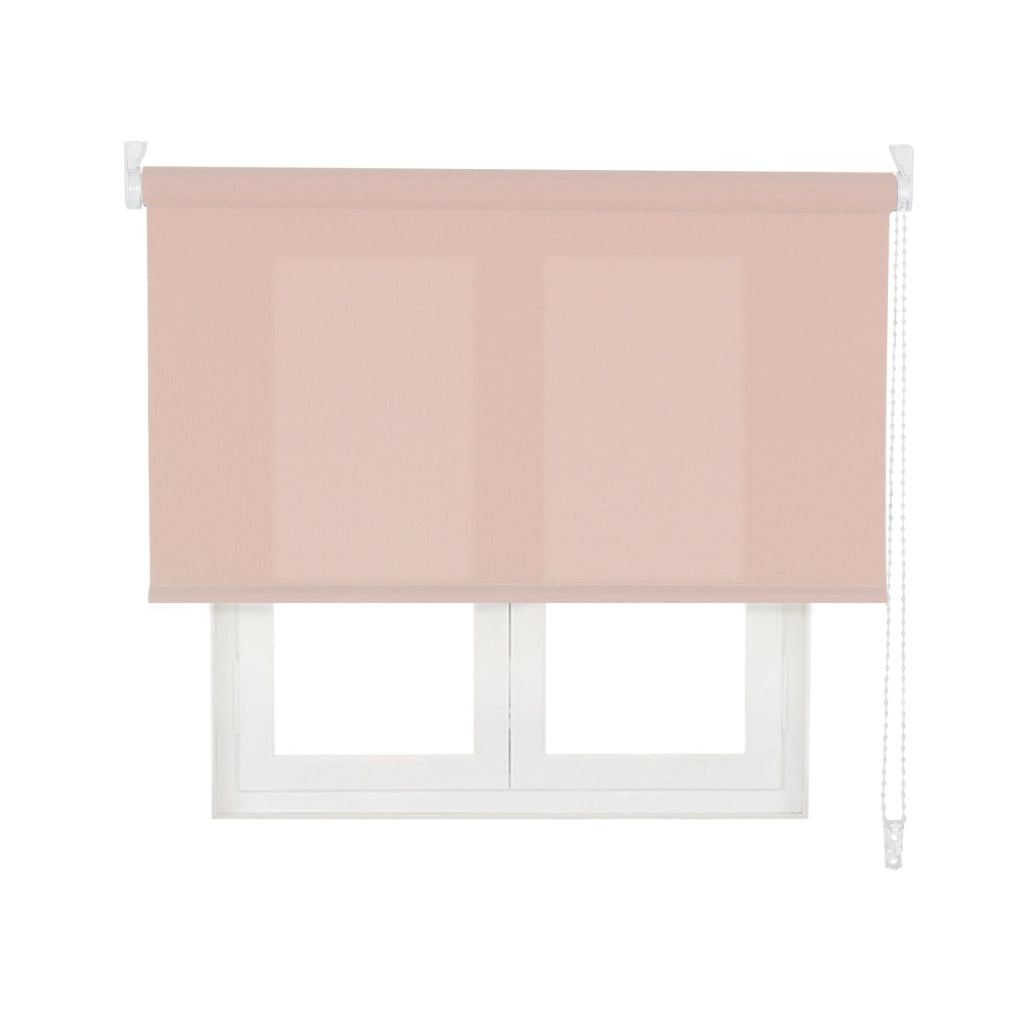 VIEWTEX Tenda a rullo traslucida L2000 Rosa quarzo 135 X 250cm - Made in Europe - 5 anni di garanzia
