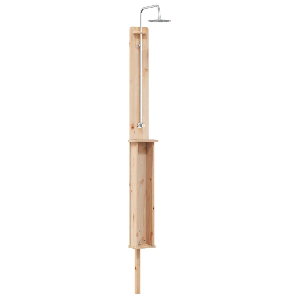 Doccia da esterno Regolabile Naturale 24 x 19 x 246 cm 886352