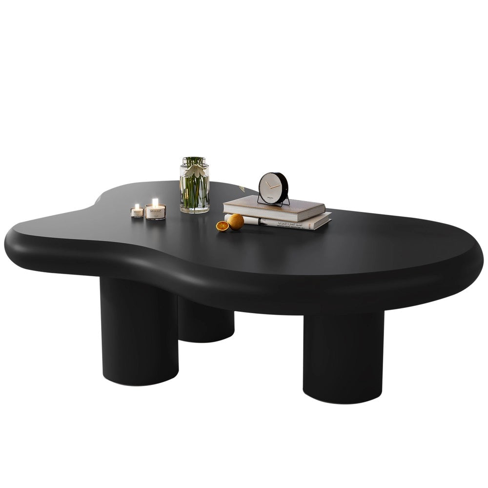 Tavolino da Caff¨¨ Design Nuvola ¨C MINIMAL ¨C MDF Laccato, 97x67x32 cm