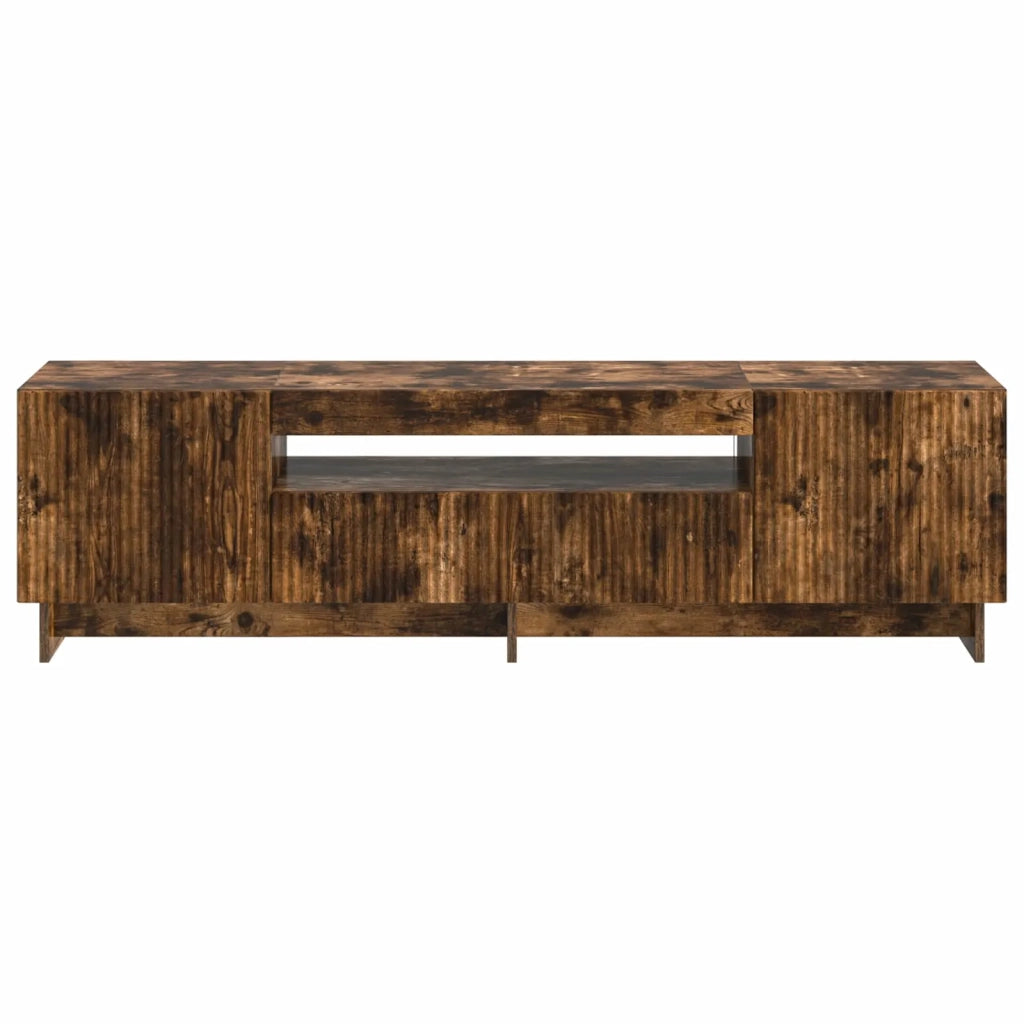 Mobile TV LED Rovere Fumo Legno ingegnerizzato 896030