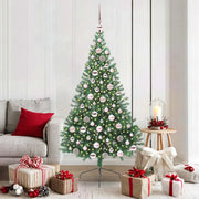 Albero di Natale artificiale con luci integrate Verde 180 cm