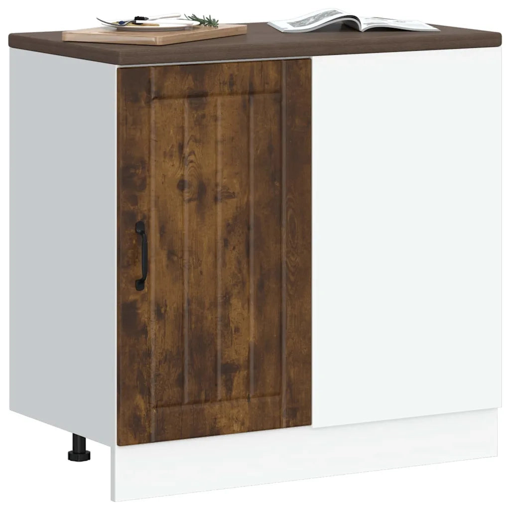 Mobile base da cucina Lucca Rovere Fumo in Legno Multistrato 854313