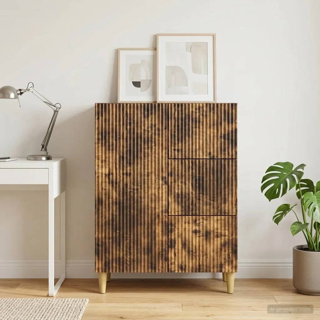 Credenza Rovere Fumo 66 x 34,5 x 90 cm Legno ingegnerizzato 894630