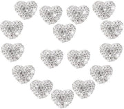 Set di perle 16 pezzi - perle con strass - perle di cristallo - perle di polimero - perle disco - perle a balzo 10x12mm per la creazione di gioielli