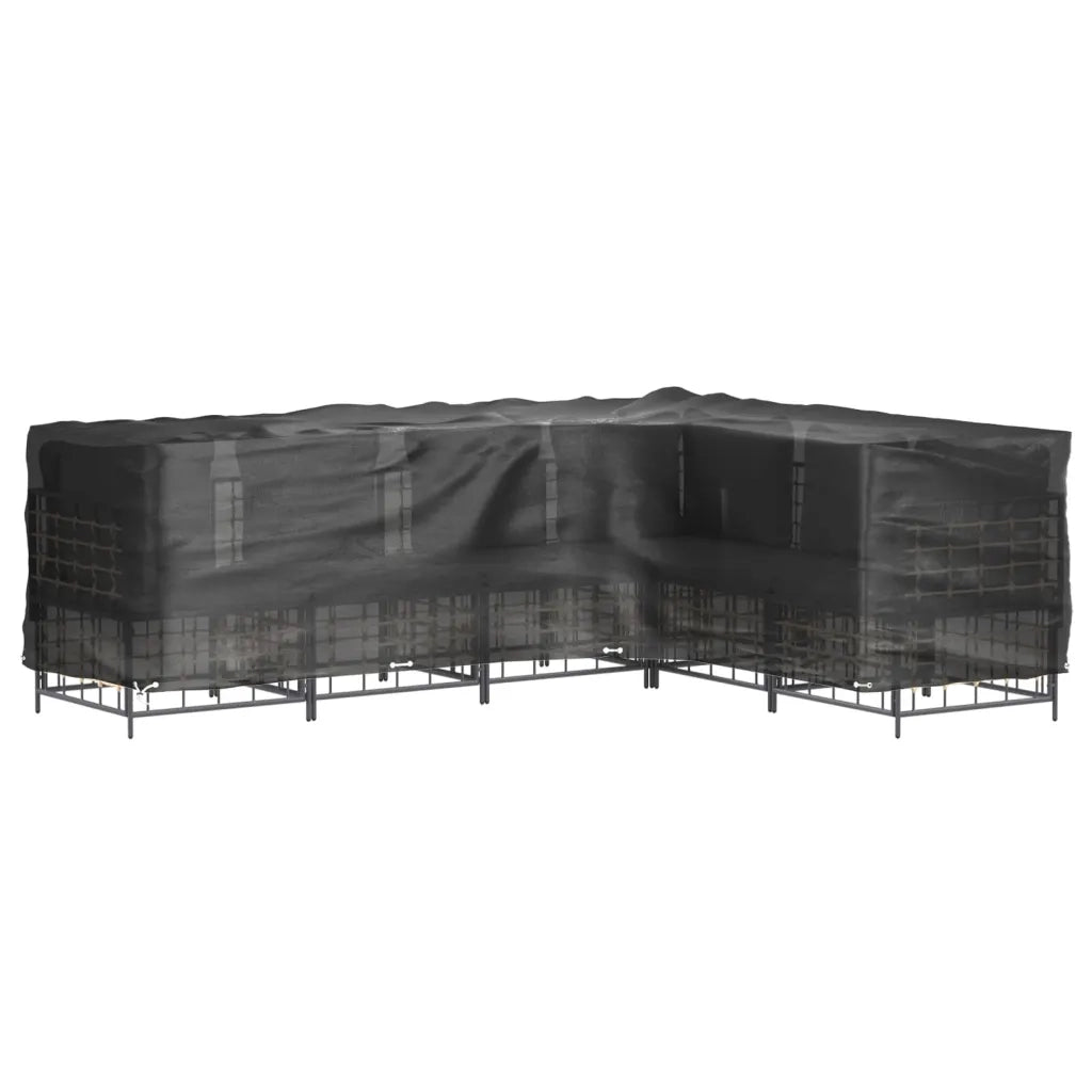 Coperture Mobili da Giardino | Telone per mobili da esterni a L 2 pz 16 Occhielli 260x210x80cm