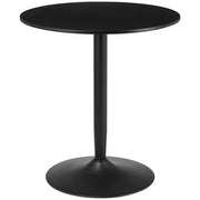 Tavolo da pranzo - rotondo per 2 - gambe in acciaio - piede antiscivolo - Ø80x75 cm - ideale per spazi piccoli