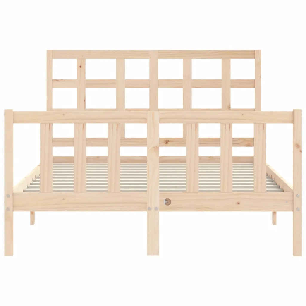 Giroletto senza Materasso-Struttura Letto 120x200 cm in Legno Massello di Pino 258457