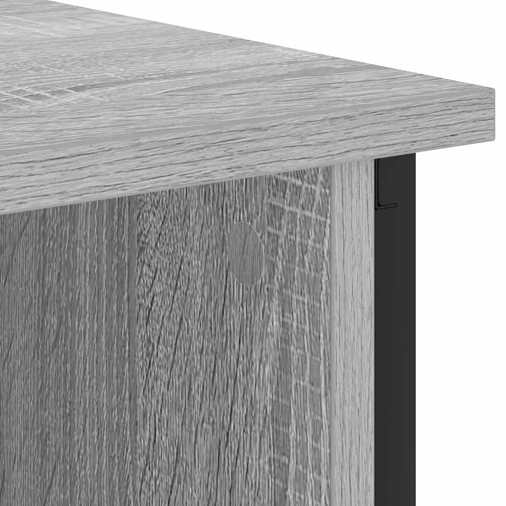 vidaXL Armadio da Notte Grigio sonoma 55 x 31 x 76 cm