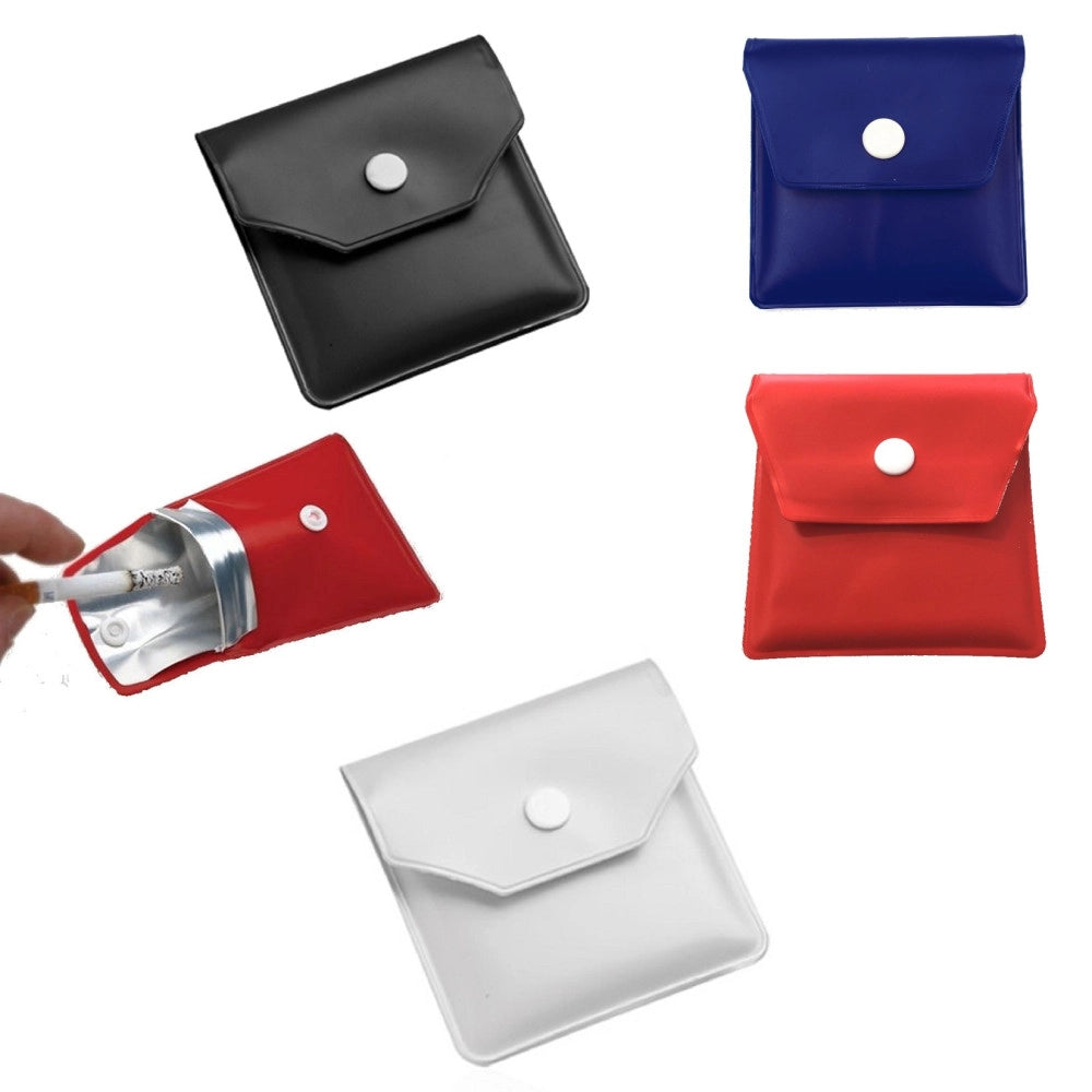 Trade Shop - Mini Posacenere Tascabile Portacenere Porta Cenere Cicche Fumo Tasca Viaggio Pvc -