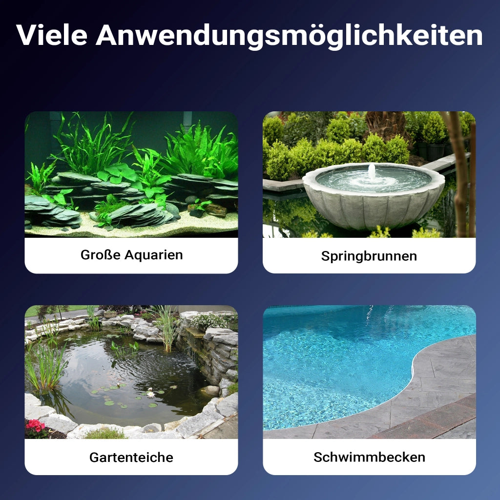 CPP-10000 Pompa di ricircolo acqua piscina fontana 10.000 l/h 80 W, Pompa di circolazione