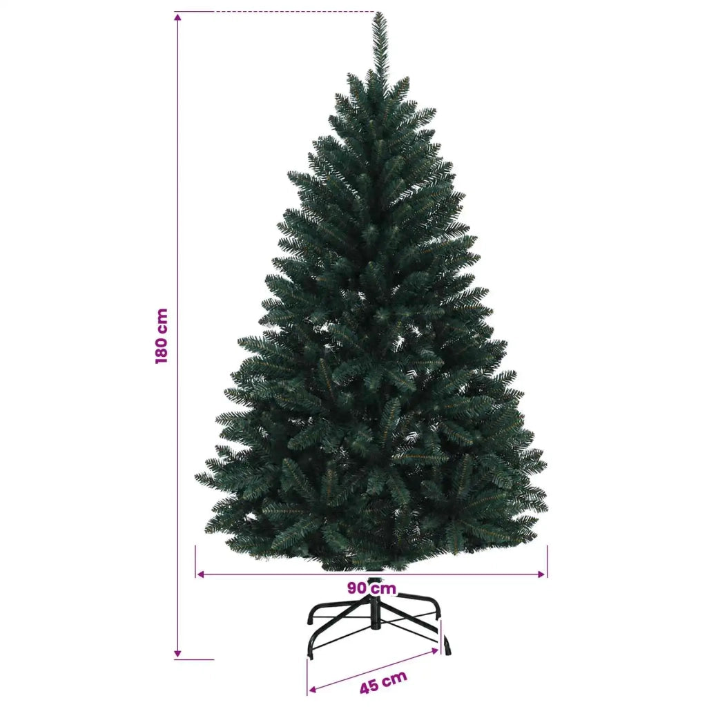 Albero di Natale Artificiale con Rami Pieghevoli 180 cm PVC 42054530