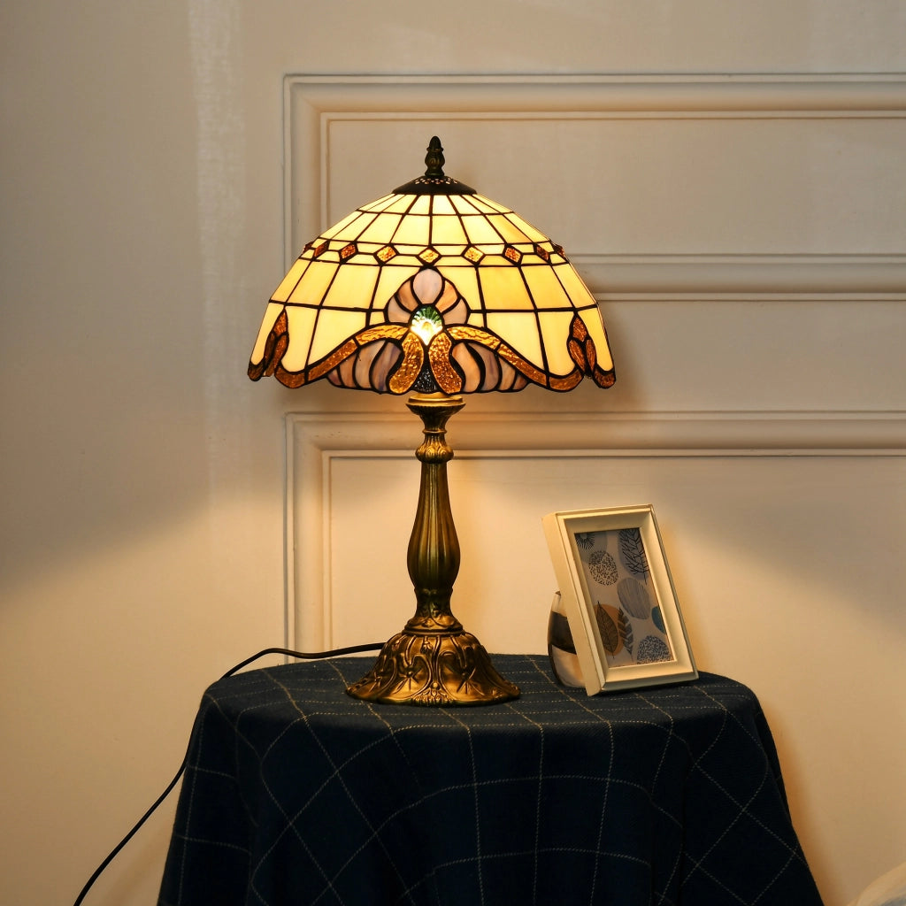 Lampada da Tavolo ¨C zephmum ¨C Vetro Multicolor ?30x48 cm