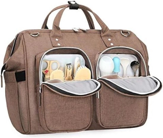 Set di cura per bambole - 36 x 18 x 34cm - Taupe