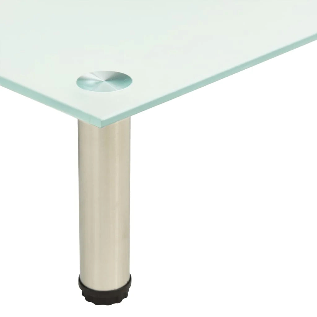 Mobile TV multimediale scaffale TV credenza mobile TV sala da pranzo soggiorno camera da letto satinato 40 x 35 x 17 cm vetro temperato trasparente 02_0027626