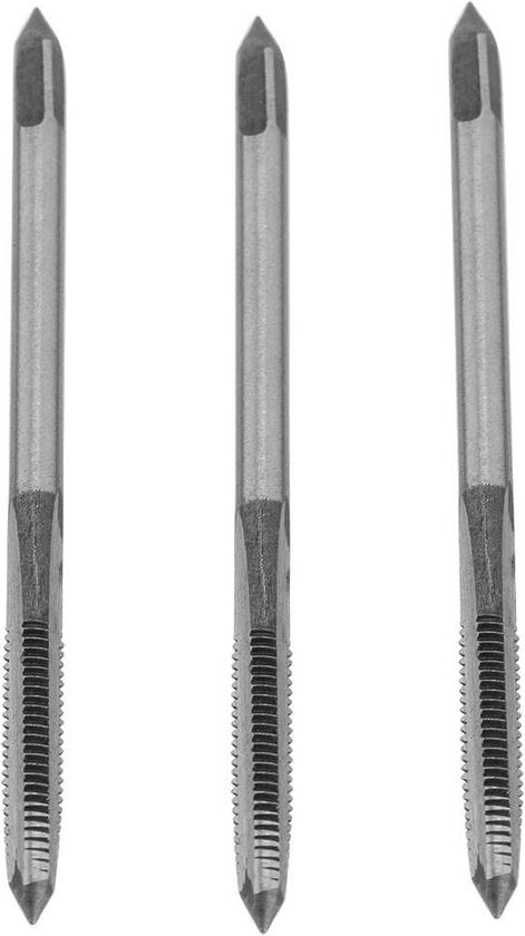 Set di fori a vortice ad alta velocità per M3-M4-M5 con testa a 6 facce, foro a spirale in acciaio inossidabile, trapano a mano a vite a spirale - 3 pezzi.