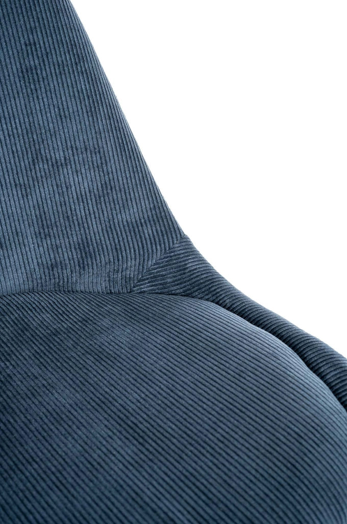 Sedia Pranzo Linares blu scuro,Cordone