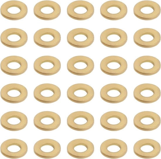 Ferramenta per Wasmachine - Coperchio - Chiavistelli - Fitting Hardware - Adatto a M1.2 - Miniatore - Coperchio/Rame - 50 pezzi
