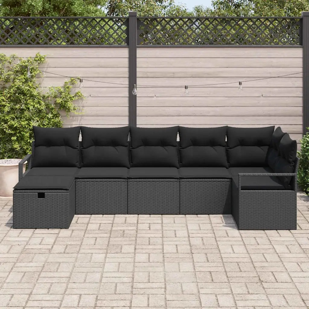 Set di divani con cuscino 5 pcs polyrattan 3360534