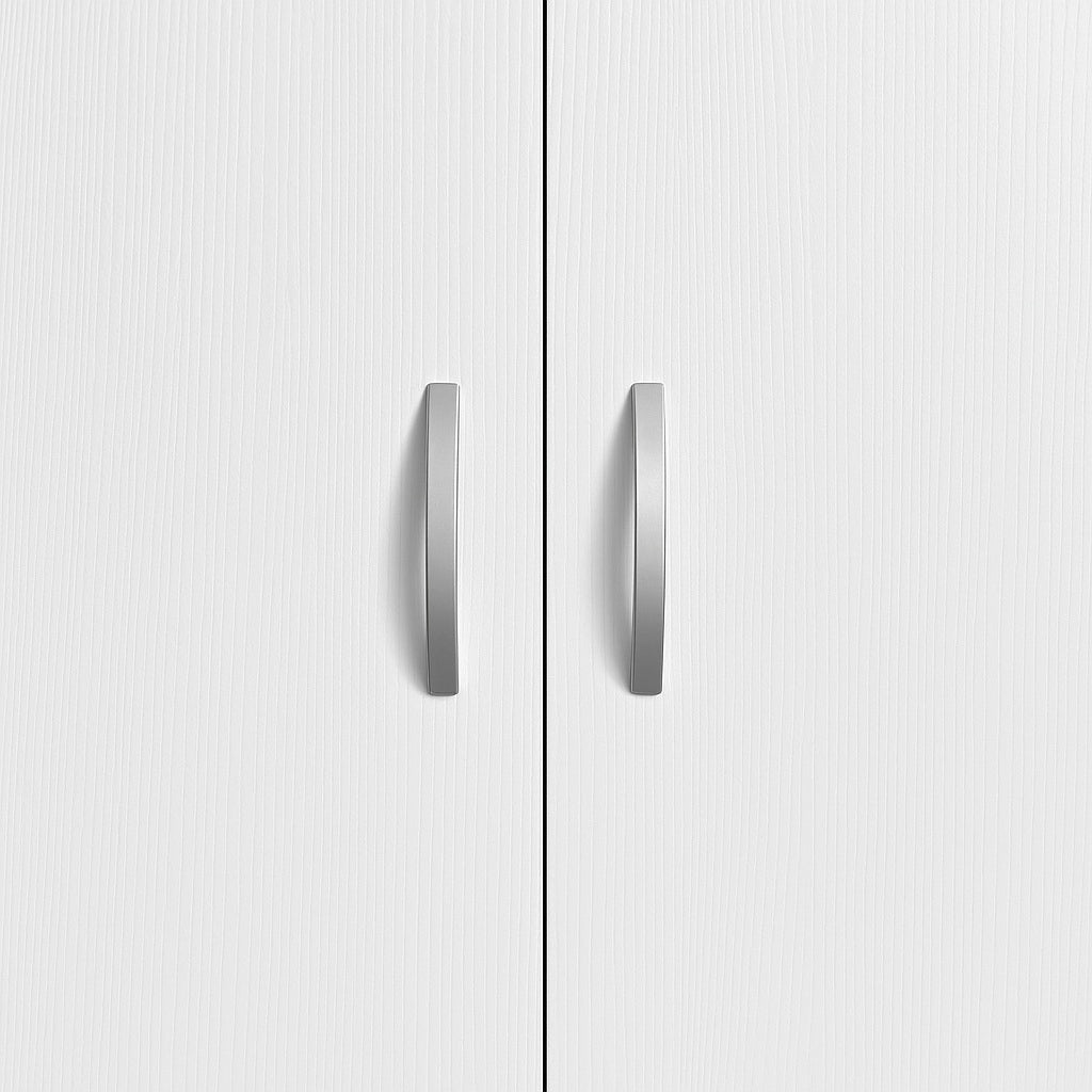ARMADIO SIMPLI 2 ANTE BIANCO GR. 83X54XH211CM.