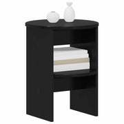 Mobile laterale Nero Ø40 x 50 cm Legno ingegnerizzato 899818
