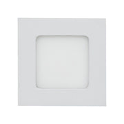Faretto Pannello LED 4W 3000k Luce Calda Foro 65 mm Slim Quadrato Incasso Molla Watt