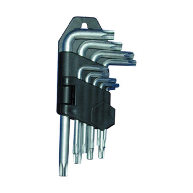 SERIE  9 CHIAVI TORX T10-T50 CROMO VANADIO * 20056- CHINA JILIN 6018- 6,0 confezione