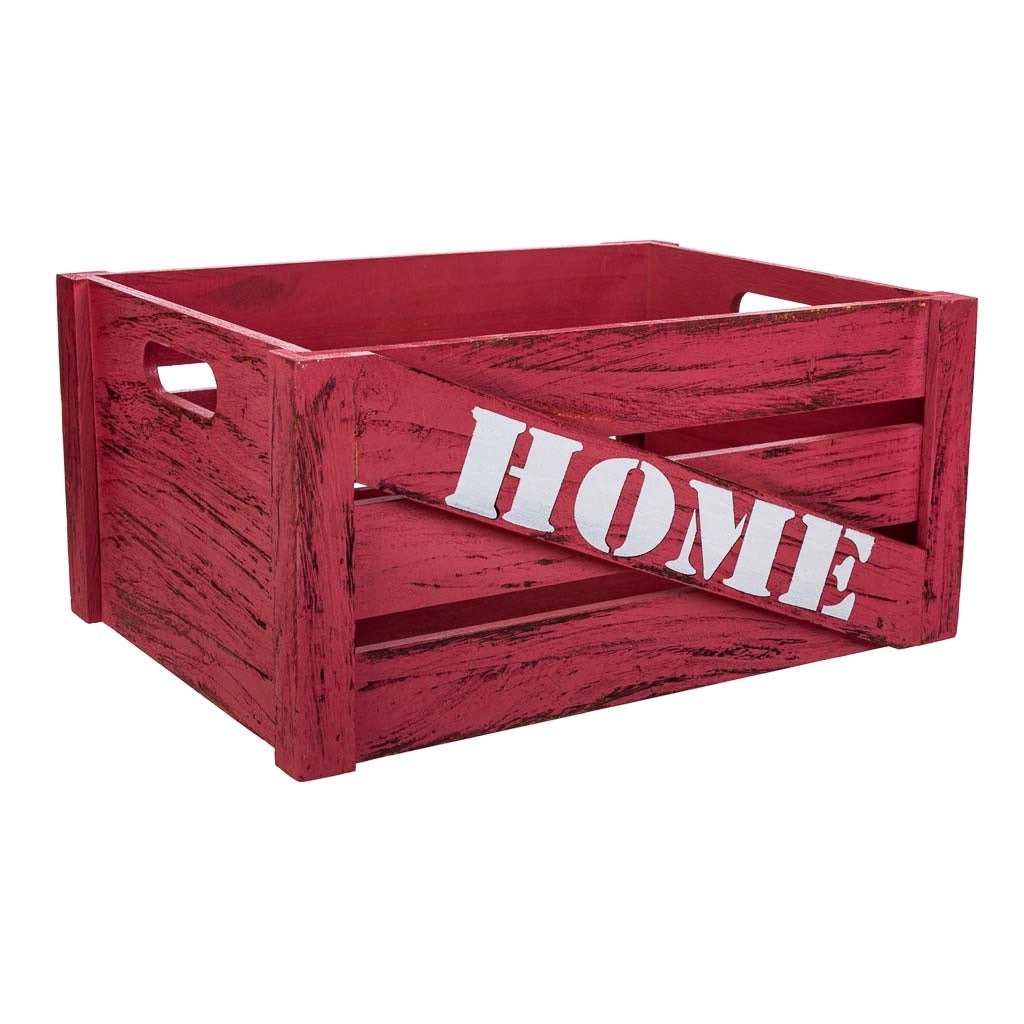 Set cassetti in legno 2 pezzi 36x26x18 -31x21x16h cm