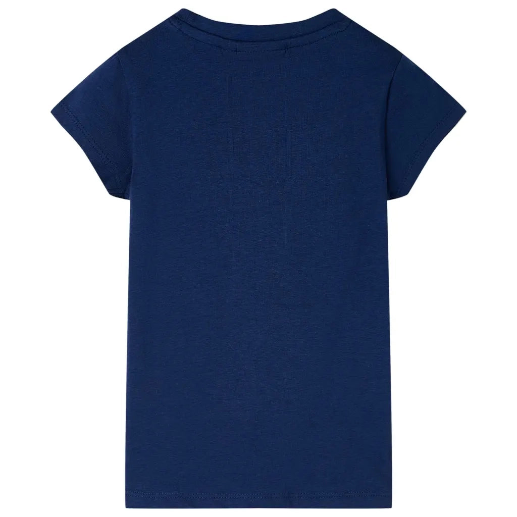Maglietta da Bambina Blu Marino 116