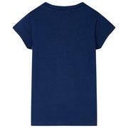 Maglietta da Bambina Blu Marino 116