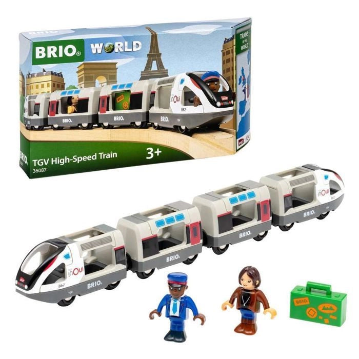 Treno Brio TGV INOUI SNCF - circuito in legno