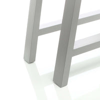 Set 2 gambe per tavolo a forma di A 70x72 cm stile industriale grigio