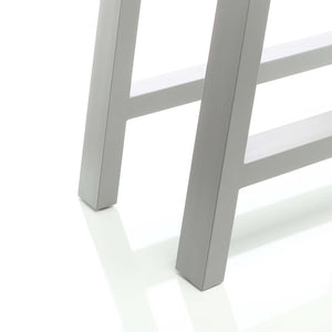 Set 2 gambe per tavolo a forma di A 70x72 cm stile industriale grigio