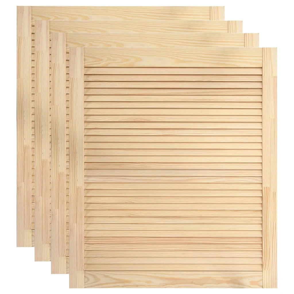 Porte a persiana a 4 pezzi legno di pino massiccio 69 x 59,4 cm 02_0003922