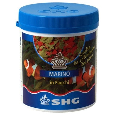 SHG Marino in fiocchi - Mangime completo per pesci di acqua salata Formato: 75 gr