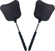 Set di Vanghe Plastiche Telescopiche - 2 pezzi - Set di Vanghe Plastiche Heavy Duty - Vanghe con Manico in Acciaio Inossidabile per Interno, Esterno, Aula di Classe