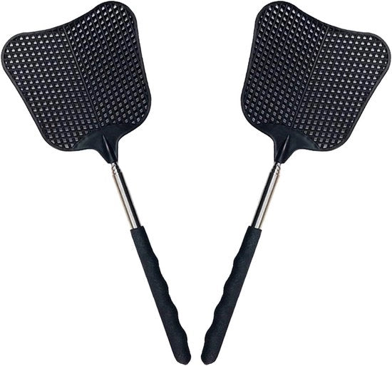 Set di Vanghe Plastiche Telescopiche - 2 pezzi - Set di Vanghe Plastiche Heavy Duty - Vanghe con Manico in Acciaio Inossidabile per Interno, Esterno, Aula di Classe