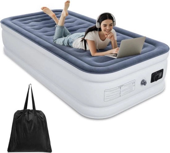 Air Mattress Autoinflante - Design Compattibile - Con Pompino Elettrico Incluso