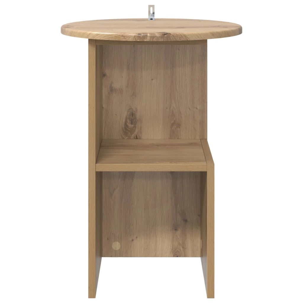 Tavolo laterale Rovere Artigianale Ø 39,5 x 55 cm