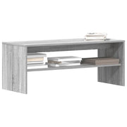 Mobile Porta TV Grigio Sonoma 100x40x40 cm in Legno Multistrato