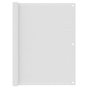 Schermo per balcone 120 x 400 cm bianco HDPE 02_0010042