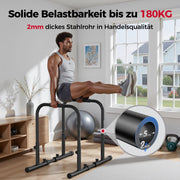 Barre parallele per dips ¨C zephmum ¨C 81-96 cm regolabile, 400 kg