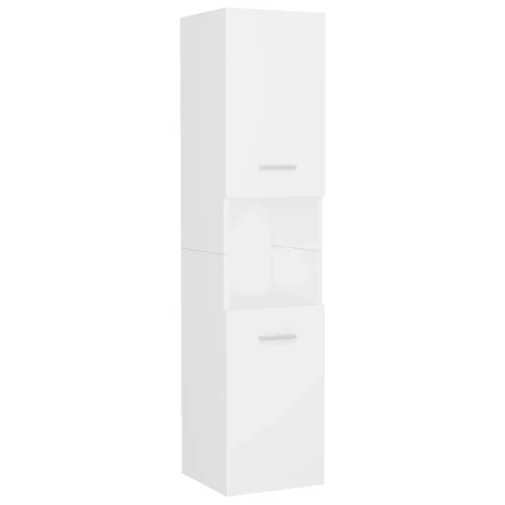 Set Mobili da Bagno Bianco in Legno Multistrato 3071081