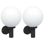 Lampada da Parete Esterna 2 pz Nero 28 x 25 x 38 cm CFW6463888