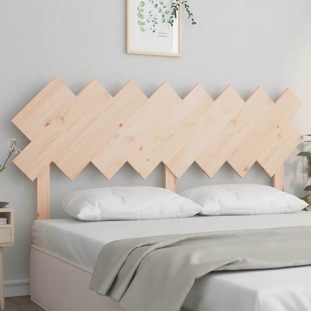 Testiera per Letto 159,5x3x80,5 cm in Legno Massello di Pino 819230