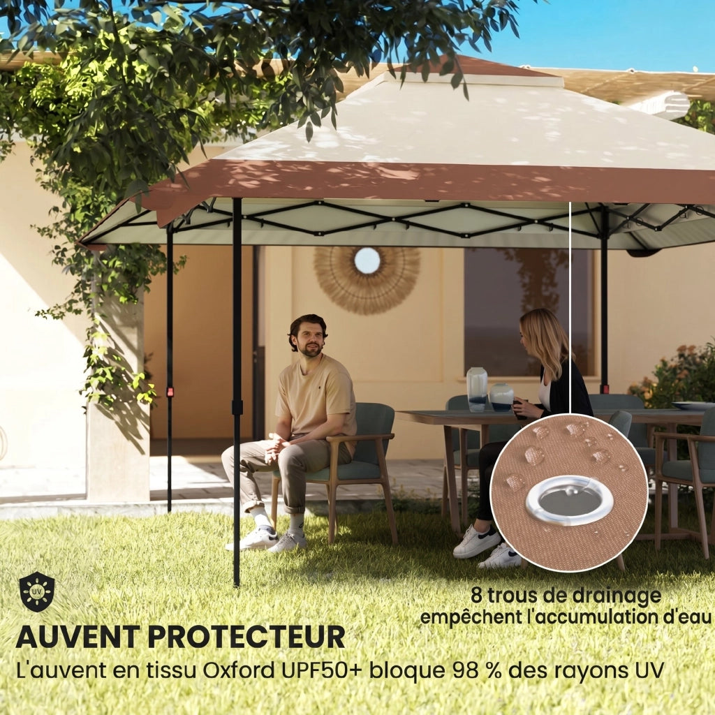 Tendone pieghevole ¨C zephmum ¨C beige 4x4m
