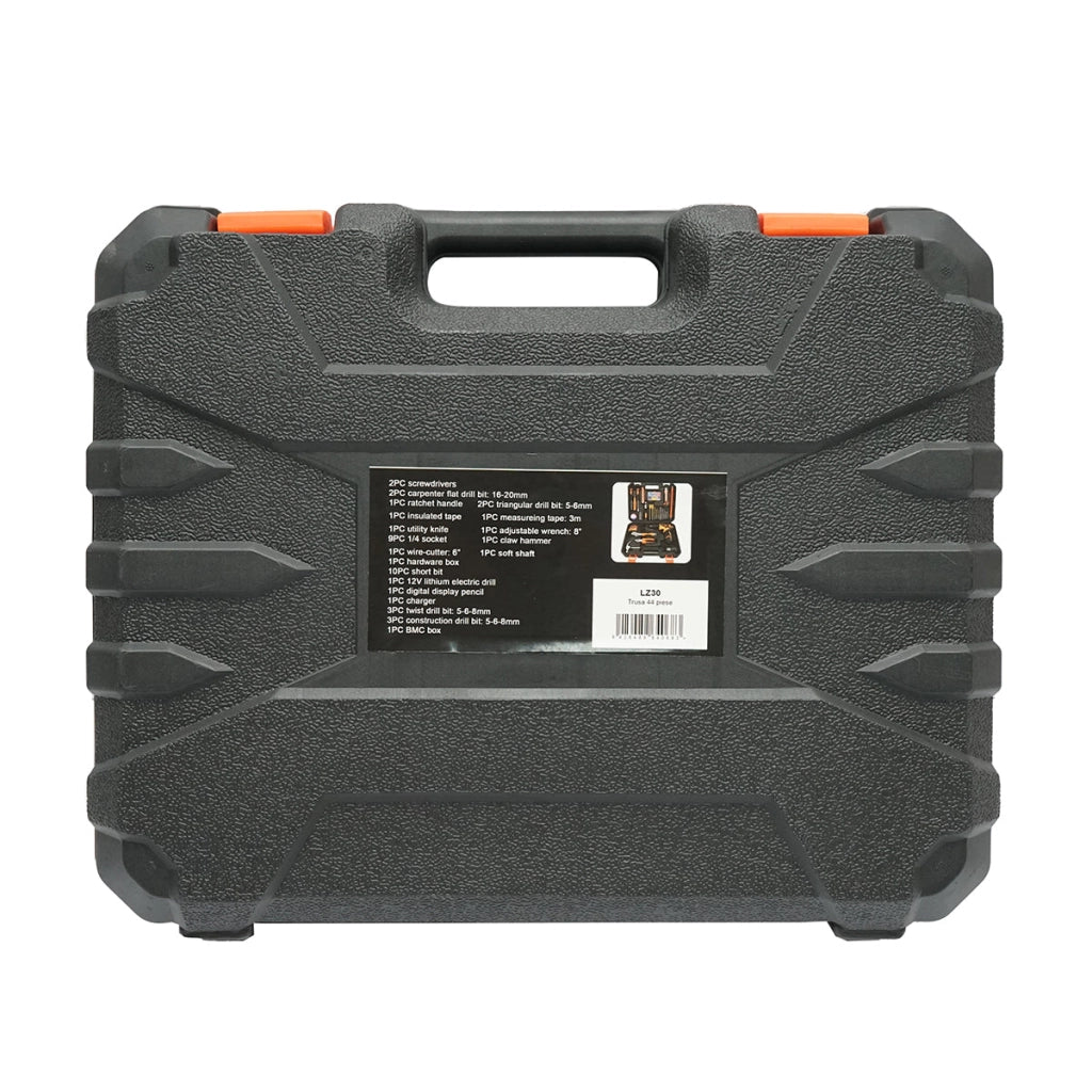 Kit di cacciaviti da 12 V e 1500 mAh con 44 pezzi di utensili e attrezzatura