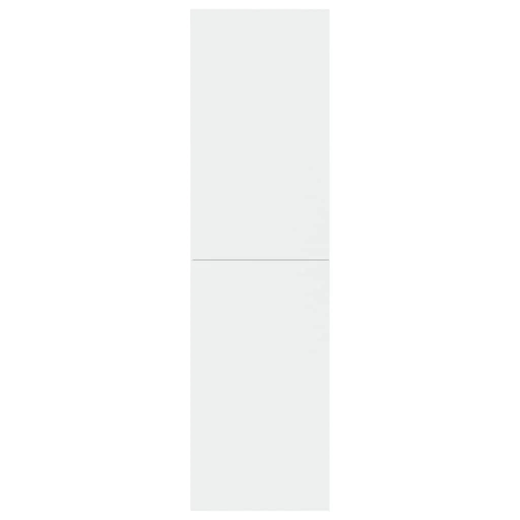 Mobile TV multimediale mensola TV credenza mobile TV sala da pranzo soggiorno camera da letto 30,5 x 30 x 110 cm legno ingegnerizzato bianco 02_0026116